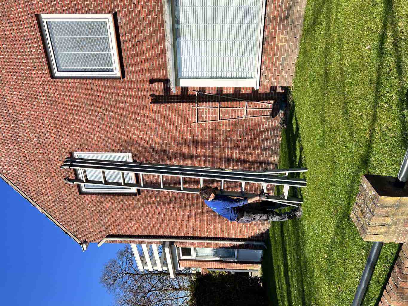 Rosmalen schoorsteenveger huis ladder